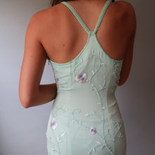 Load image into Gallery viewer, Silk Tiffany Blue Embellished Gown
